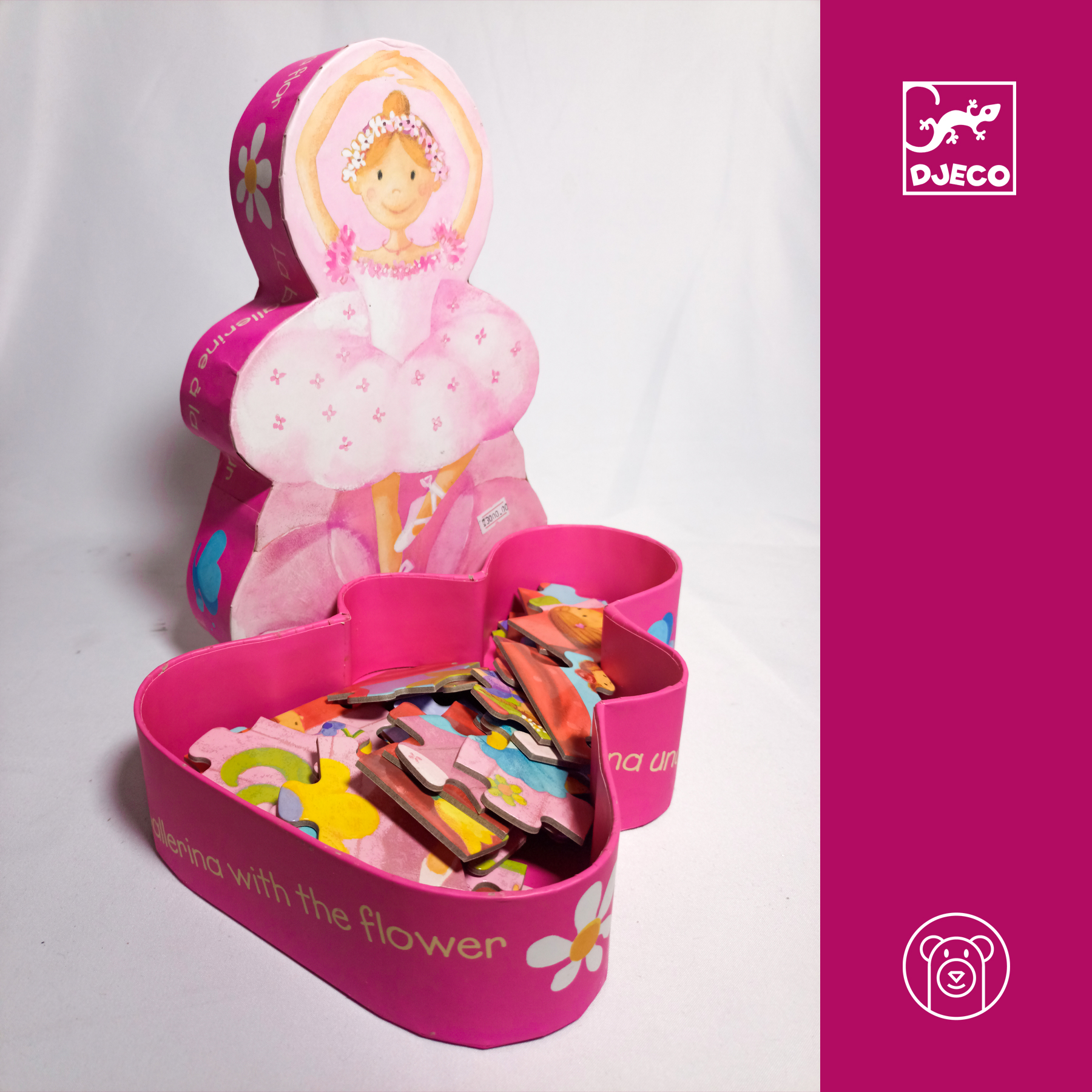 DJECO la ballerine a la fleur puzzle